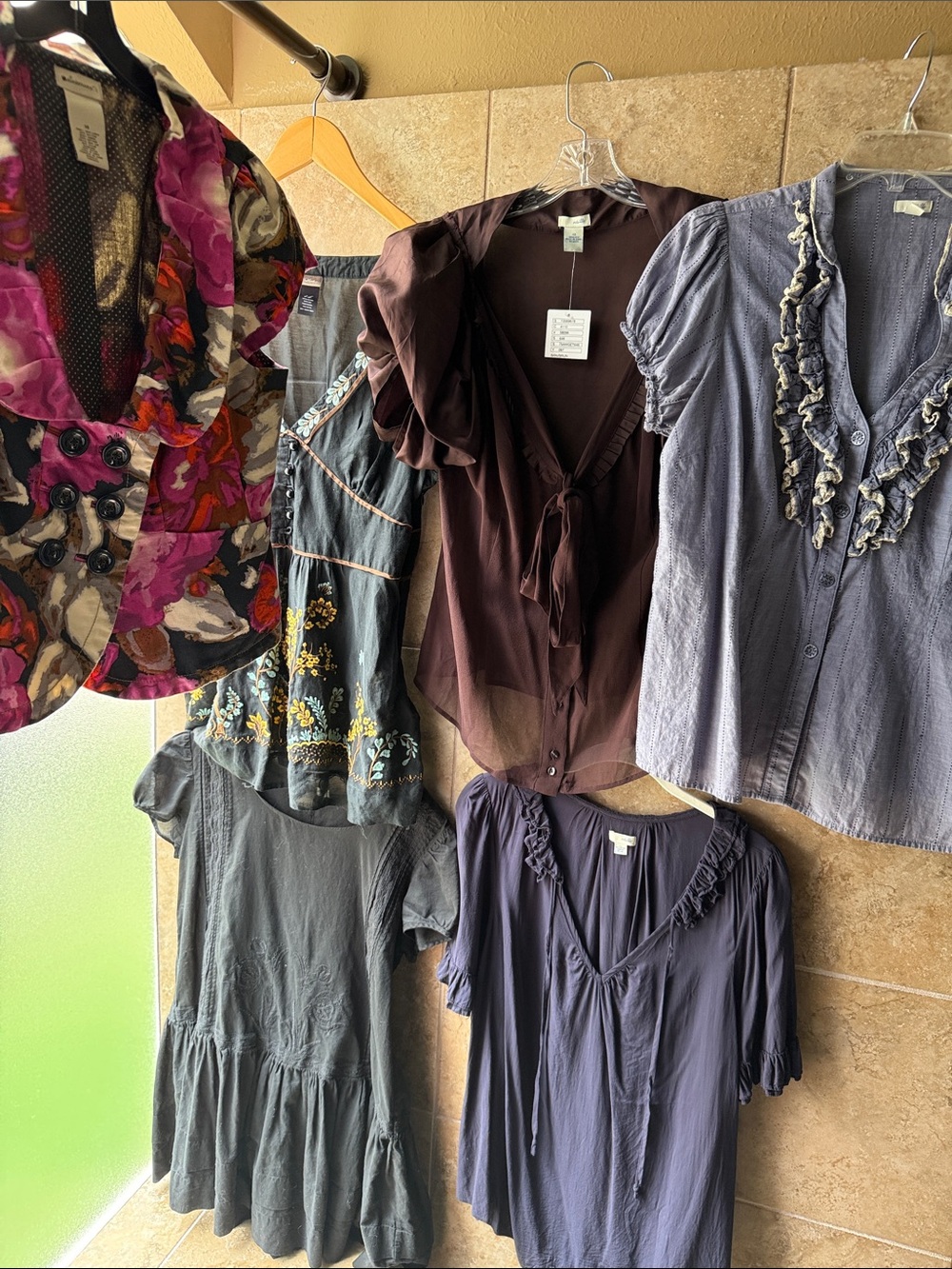 Anthropologie Classic Blouses Lithe Odille Elevenses Sizes 10 12 14 Old School - Picture 12 of 14